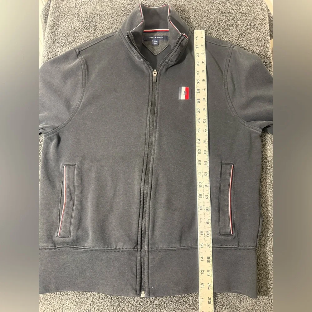 Tommy‎ Hilfiger Men's Black Zip-Up Sweater